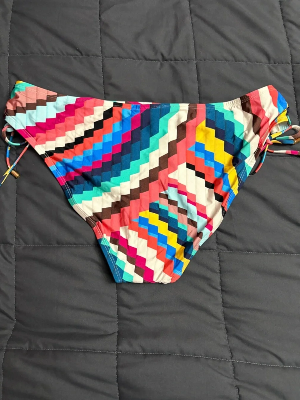 La Blanca Slice Adjustable Loop Hipster Bikini Bottoms - Size: 14 - NWT